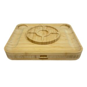 Tabla de bamboo con bandejas y utensilios - Imagen 4