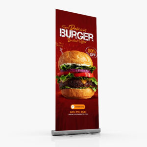 Banner roll up 33x79